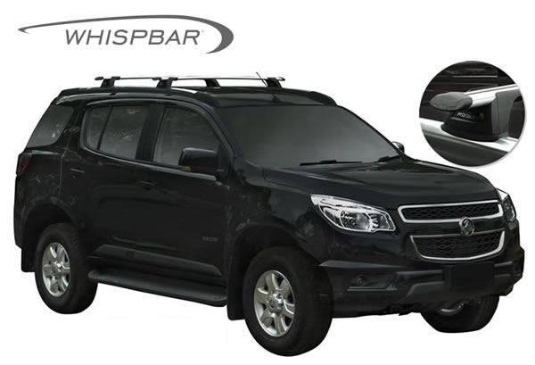 Holden Colorado roof racks Yakima whispbar